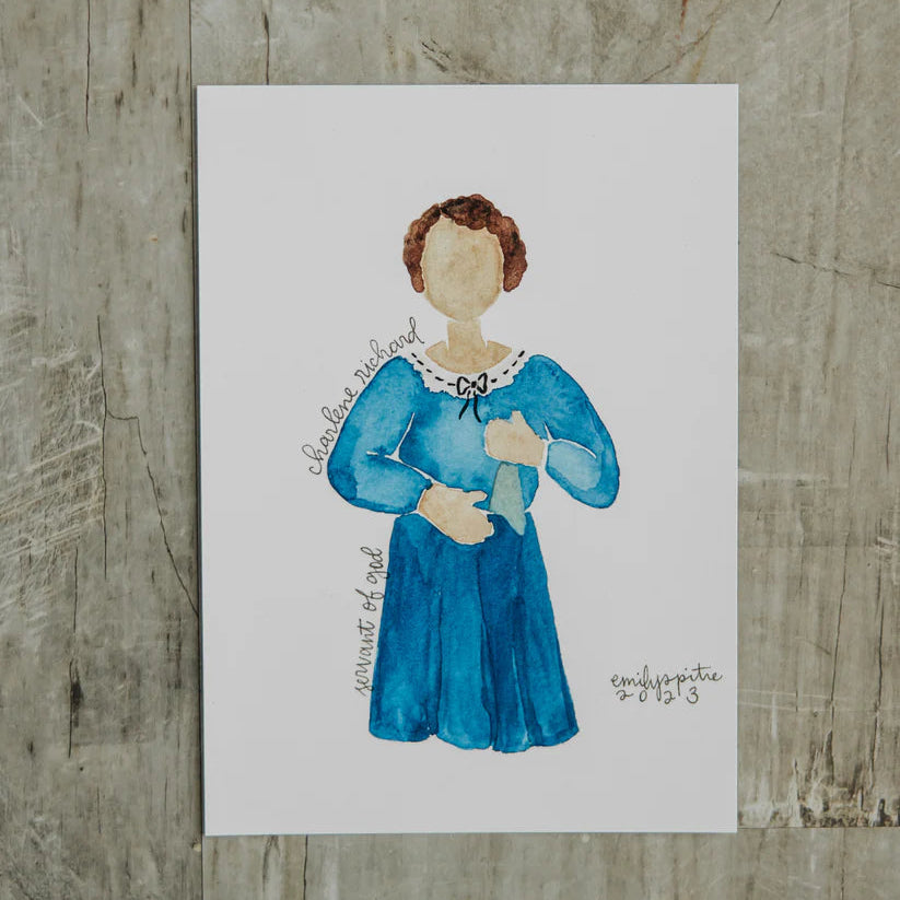 Servant Of God Charlene Richard 5x7 Unframed Print – The Pink Paisley