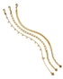 Kendra Scott Kassie Gold Set of 3 Chain Bracelet