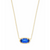 Kenda Scott Elisa Gold Necklace In Cobalt Cats Eye