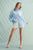 Petals And Pinstripes Shirt And Shorts Set 
