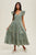 Wildfern Smocked Midi Dress 