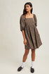 Maire Puff Sleeve Mini Dress