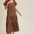 Dahlia Puff Sleeve Midi Dress