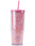 24oz Pink Paisley Tumbler