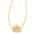 Kendra Scott Elisa Unicorn Short Pendant Necklace Gold