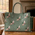 Mallard Marshland Green Gingham Vinyl Tote