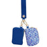 Blue Floral Toile Dual Wallet
