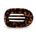 Large Tortoise Flat Round Clip
