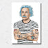 Inked Einstein Paper Print - 5x7