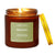 Amber Glass Filled Candle