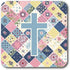 Tap To Pray® Vinyl Sticker- Patchwork + Cross