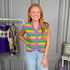 Mardi Gras Magic Sweater Vest