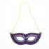 Masquerade Mask Ornament - Purple