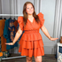 Pumpkin Spice Short Dress