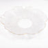 Cannes Glass Serving Bowl Clear/Gold 12.5"