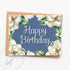 Magnolia Birthday Greeting Card