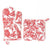 Oven Mitt Set- Nutcracker Toile