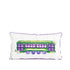 Mardi Streetcar Lumbar Pillow White/Multi 22.5x12.5