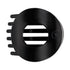 Jet Black | Large| Flat Circle Hair Clip