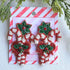 Candy Cane Kisses Earrings