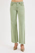 Eloise Olive Tummy Control Mid-Rise Wide Leg Pants