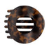 Tortoise | Medium | Flat Circle Hair Clip