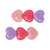 Glitter Hearts Alligator Hair Clips