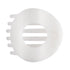 Coconut White | Medium | Flat Circle Hair Clip