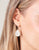 Willa Carved Earrings Mother-of-Pearl Earrings
