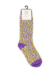 Women's Mardi Gras Confetti Snuggle Socks
