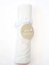 Pip Embroidered Blanket- Pink Cross