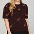 Deerly Beloved Short Sleeve Sweater