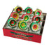 Holiday Splendor 2.5" Reflector Round Ornaments Set of 9