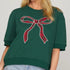 The Noel Bow Short Sleeve Sweater