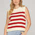 Red, White, & Cute Top