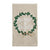 Merry And Bright Christmas Greenery Towel