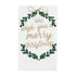 Wish You Christmas Greenery Towel