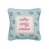Olives Mini Needlepoint Pillow