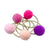 Pom-Pom Hair Elastics