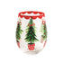 Tree Painted Wine Glass