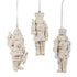 8" Whitewash Nutcracker Ornament