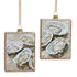 4" Pearl Oyster Glass Ornament