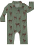 Whitetail Deer Long Sleeve Polo Romper (3-6 Month)