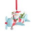 4.5" Santa's Plane Adventures Ornament