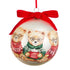 5" Beary Christmas Ball Ornament