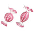 5" Pink Peppermint Candy Ornament
