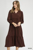 Brown Afterlight Maxi Dress