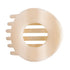 Almond Beige | Medium | Flat Circle Hair Clip