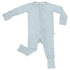 Gingham In Cottage Blue Long Sleeve Zip PJ
