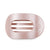 Round Flat Hair Clip | Large | Pearly Pink